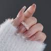 S999 Pure Silver Coin Ring for Women, New Chinese Style, Unique Niche Design, Artistic Style, Open Ring, Wholesale