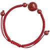 Popular 2025 Cinnabar Zodiac Red String Bracelet for Couples, Birth Year Lucky Bead, Buddhist Beads for Men and Women Born in the Year of the Tiger
