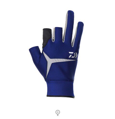 DAIWA Daiwa 2020 new DG-7520W blue dew three-finger all-rounder cold-resistant fishing gloves