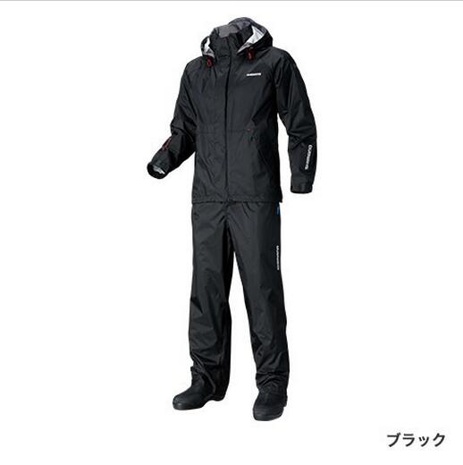SHIMANO SHIMANO new RA-027Q waterproof and rainproof breathable fishing clothing black camouflage color fast knife