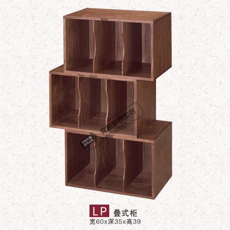 Jazz Solid Wood Speaker Rack LP Stacked Cabinet Black Gel Record Storage Cabinet Sound Cabinet Disc Storage Racks