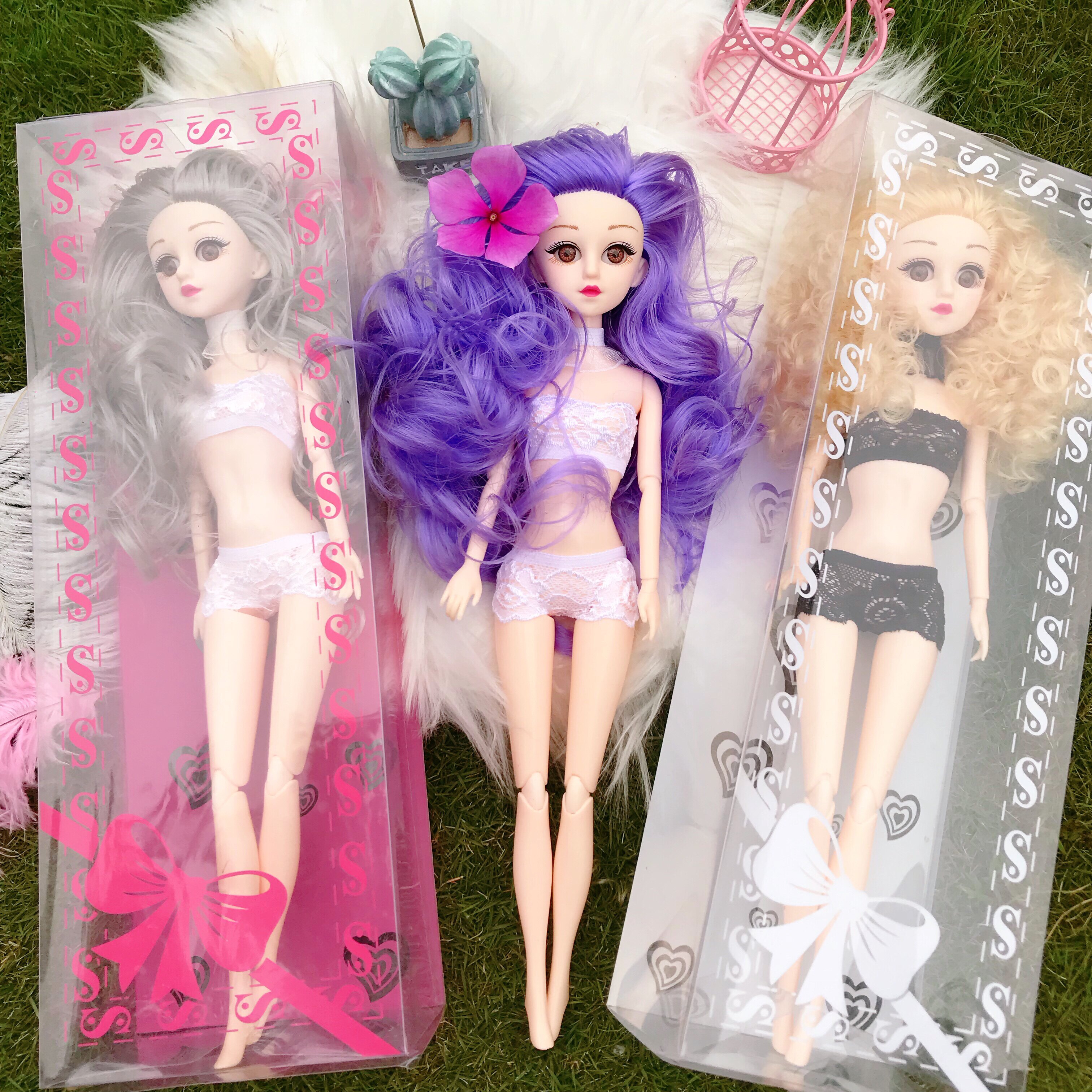 Export Barbie BJD Exquisite Twelve Joint Six Point Doll Value Out of Print Gift Box Packaging