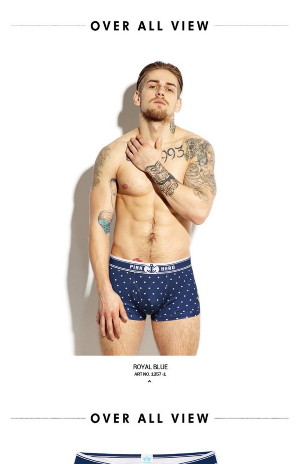 2 gói thương hiệu thủy triều Harajuku Châu Âu và Hoa Kỳ hải quân gió tròn chấm sọc quần boxer nam quần lót nữ tam giác đồ lót đôi cotton đẹp