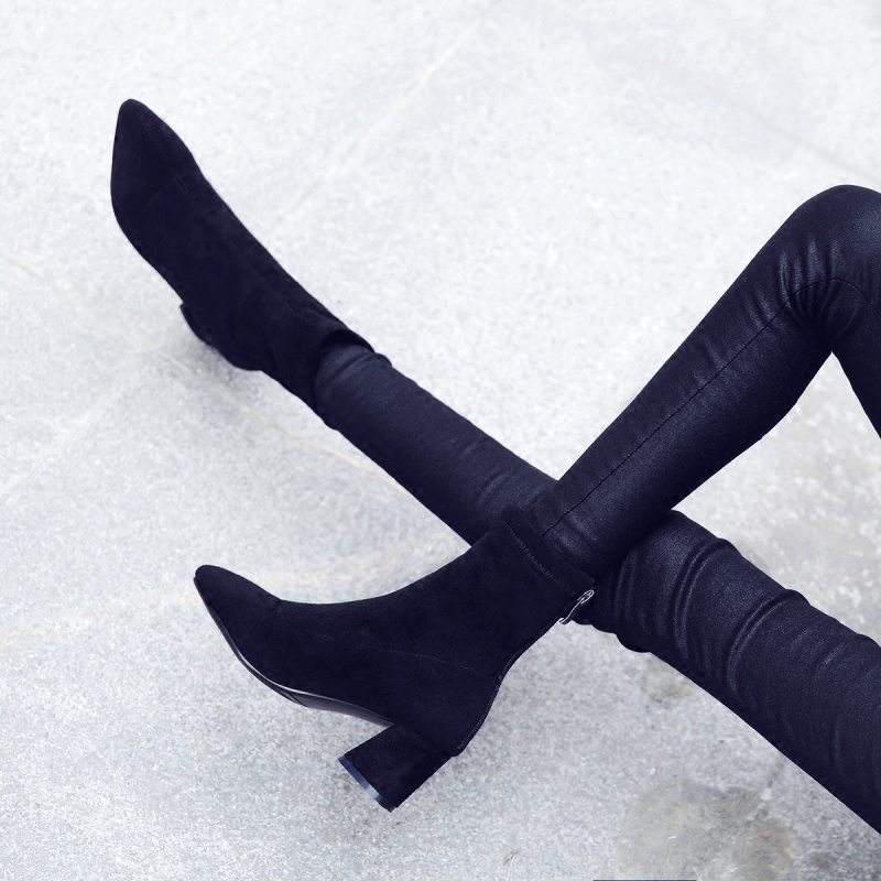Bottes mi-saison femme YFEITIAN    en TPR  - Ref 3249655 Image 1