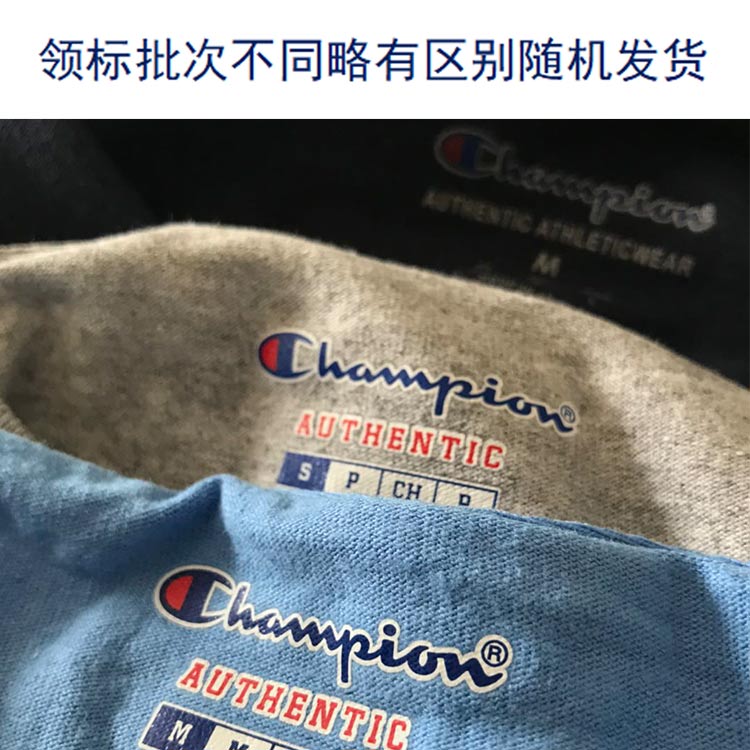 Spot US Champion Champion Áo thun nam và nữ mẫu đôi chạm đáy logo màu rắn ngắn tay áo tee áo thun burberry