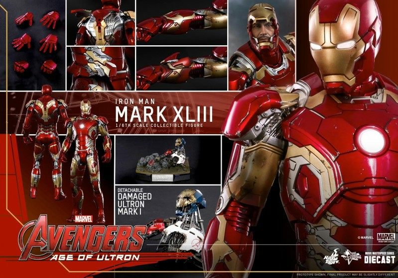 (Shunfeng) Hottoys HT MMS278 MK43 Iron Man United States Captain