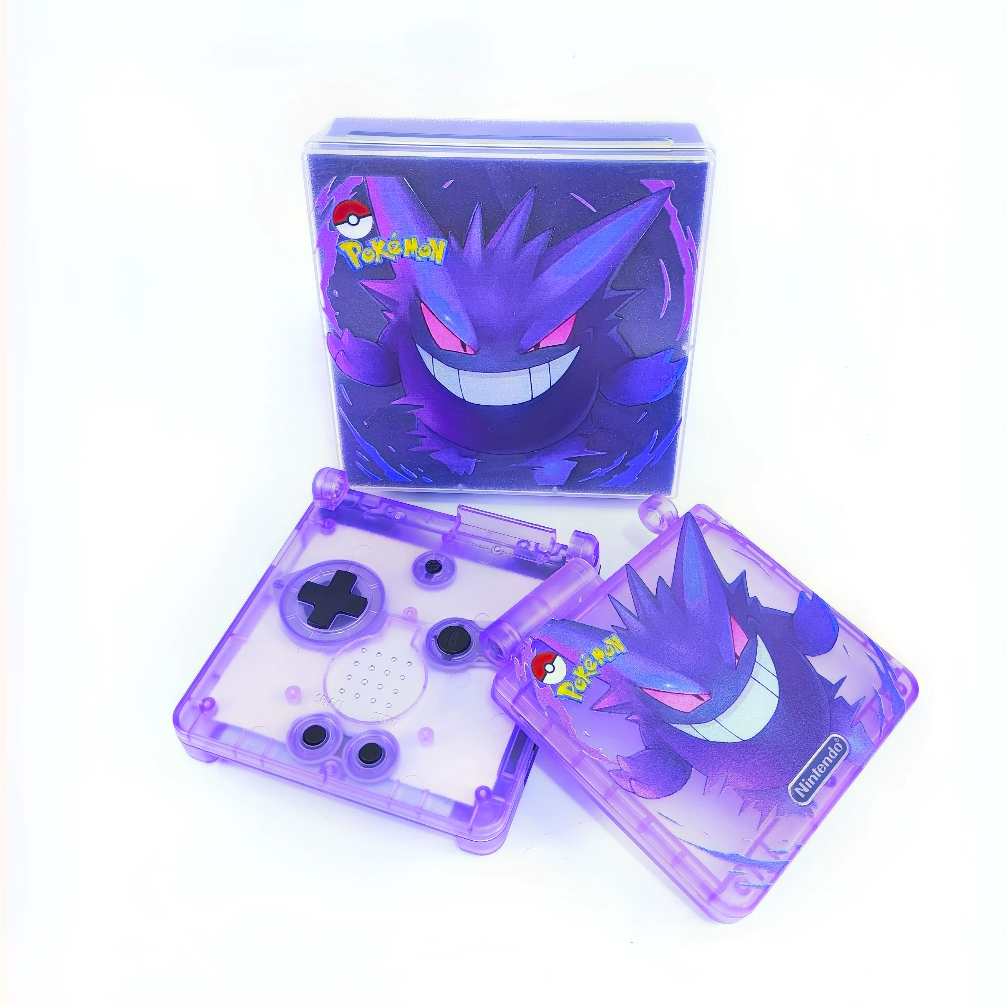 Nintendo GBASP game console shell gba sp limited edition transparent protective shell GBA SP case limited replacement shell