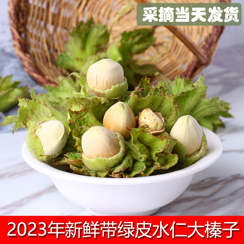 2023 Fresh water Renuhito's big hazelnut raw Hulking new stock fried cooked sundry 500g Northeastern terrobe-Taobao