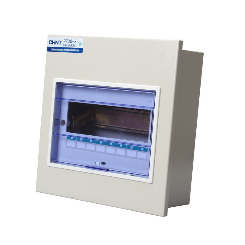 CHINT household concealed lighting distribution box Thick iron shell box PZ30-(R)8 circuit