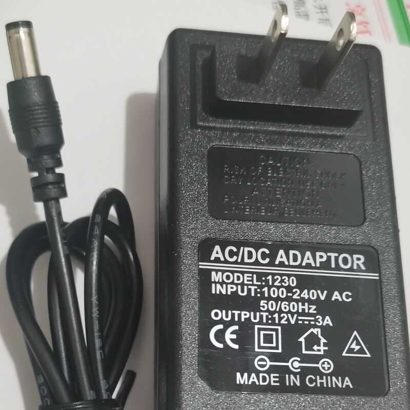 110V~250V to 12V3A Power Adapter 5.5X2.5 Connector Lcd Monitor Router Water Pump
