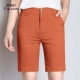 Quần cotton mới kích thước lớn giản dị bốn quần short quần cao eo thon thẳng năm quần nữ mùa hè lỏng lẻo - Quần short quần sooc nữ đẹp