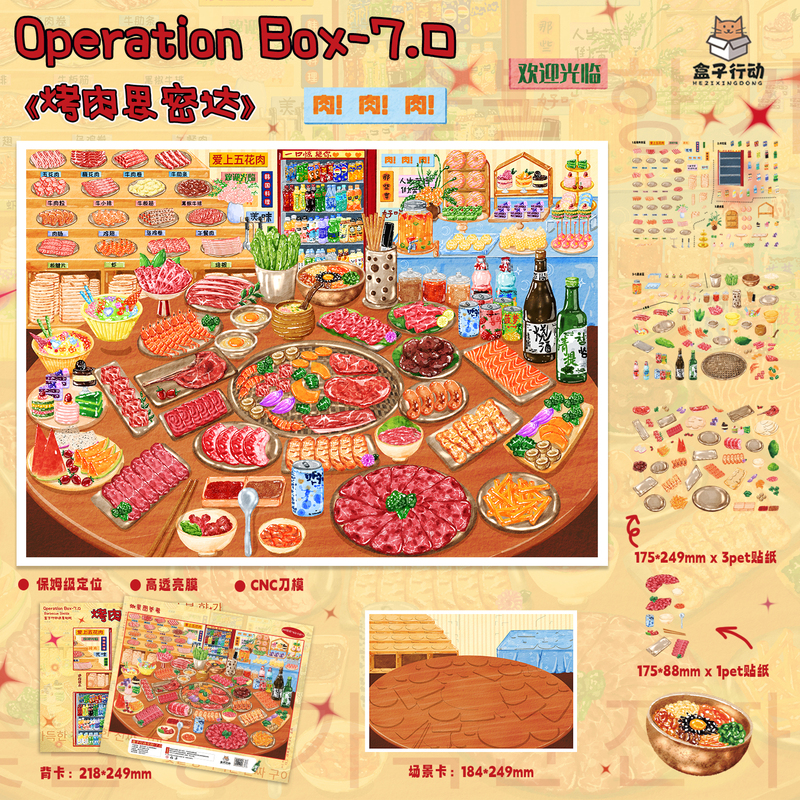 Bbq Smecta Box Action Food Scene Stickers Fun Food Dessert House Dining Table Miniature Scene Stickers Bbq Smecta Box Action Food Scene Stickers Fun Food Dessert House Dining Table Miniature Scene Stickers