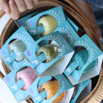 Three groups of Japanese original Olympus Olympus Olympus woven thread crochet gold ticket 70 #