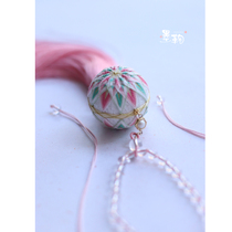 Hand bow original pure Yan handmade car pendant Japanese and wind craft companion gift