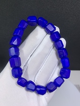 Natural raw ore old oil lapis lazuli single circle bracelet with shape raw stone high quality no white or gold grade