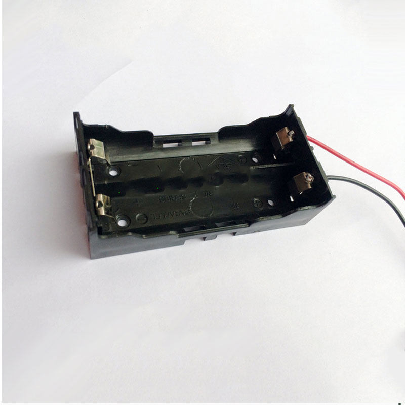 18650 Lithium battery case 2 sections with line 18650 Battery holder in series DIY battery cartridges line 7 4V