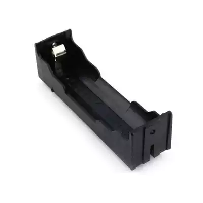 18650 with needle 18650 1 DIY lithium battery box small black clip 18650 battery holder drop resistant material 3 7V