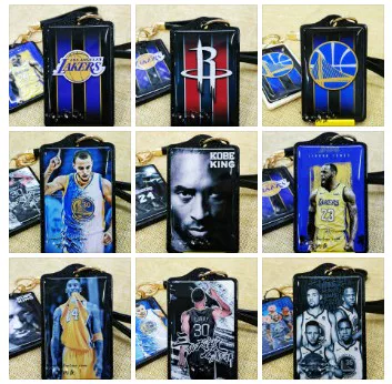 NBA-звезда Джеймс Карри ручной работы акриловый держатель для карт пропуск на автобус банкетный/билетный держатель для кампуса проездной билет карта метро доступ контроль