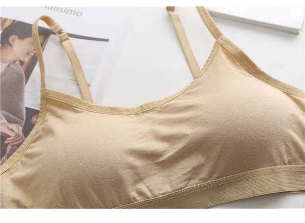 Chống ánh sáng bọc ngực nữ ống hàng đầu học sinh trung học cơ sở thời kỳ phát triển sling vest đồ lót nữ học sinh trung học nữ bra - Ống bra quây