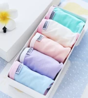 [Bao bì hộp quà năm] đồ lót nữ cotton mới với màu đen gió đại học nhỏ set quần lót nữ gợi cảm