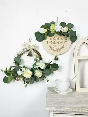 Nordic creative wall decorations Living room Dining room room Bedroom wall Garland Rattan wall hanging pendant