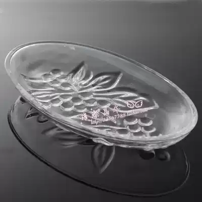 Fashion European crystal glass fruit plate creative crystal glass grape pattern fruit plate eating melon seed artifact
