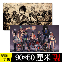 90*50 mouse pad oversized game cute cartoon anime peripheral oversized office desk pad keyboard pad