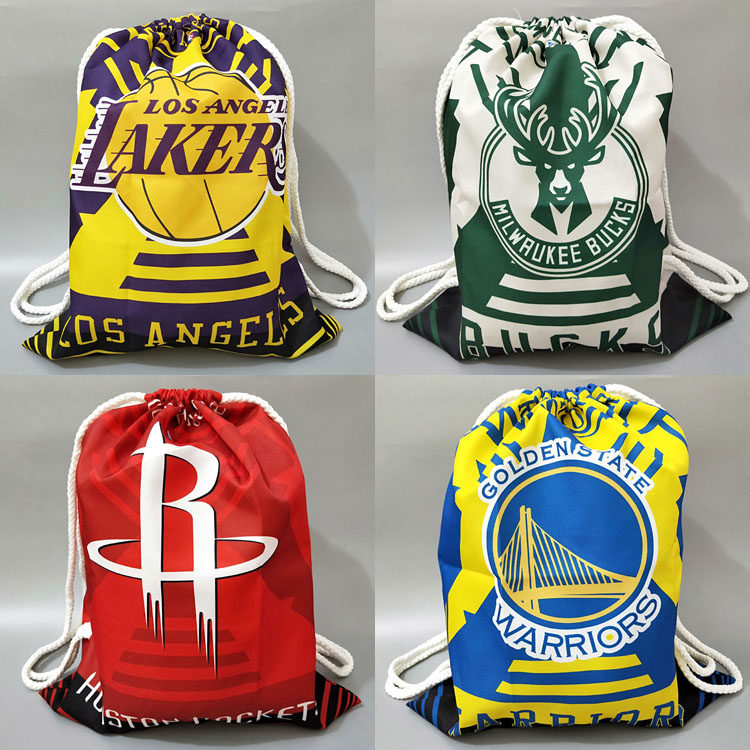 Basket Nets Celtic 76 Man Fast Boat Lake Man Bucks Student portable basketball training Backpack Ball bag Shoe bag 