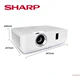 Máy chiếu doanh nghiệp Sharp XG-ER360WA ban ngày HD trực tiếp đầu tư văn phòng kinh doanh giảng dạy hội nghị gia đình - Máy chiếu