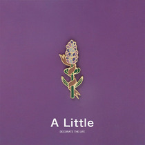 A Little plant grass brooch men and women cute Japanese simple pin collar pin buckle clothes bag decorations