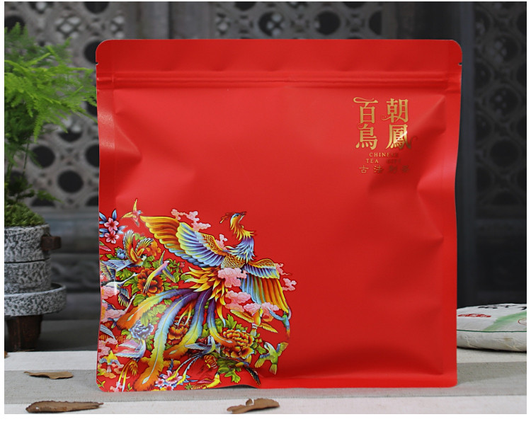 Упаковка чая 普洱茶包装袋牛皮纸357g通用福鼎白茶饼防潮密封袋茶叶保存自封袋