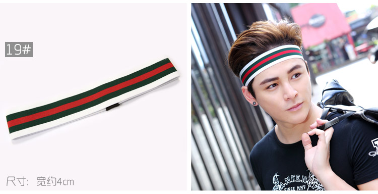 Thể thao tóc ban nhạc dòng nam headband headband Hàn Quốc mũ nón rộng vành headscarf nữ đầu mặc triều nam đường phố mồ hôi thấm mui xe