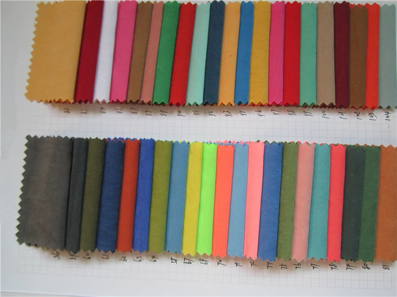 Vải đào vải mùa xuân và mùa thu áo gió áo khoác váy quần áo vải DIY tay vải giả da lộn vải cotton co giãn 4 chiều