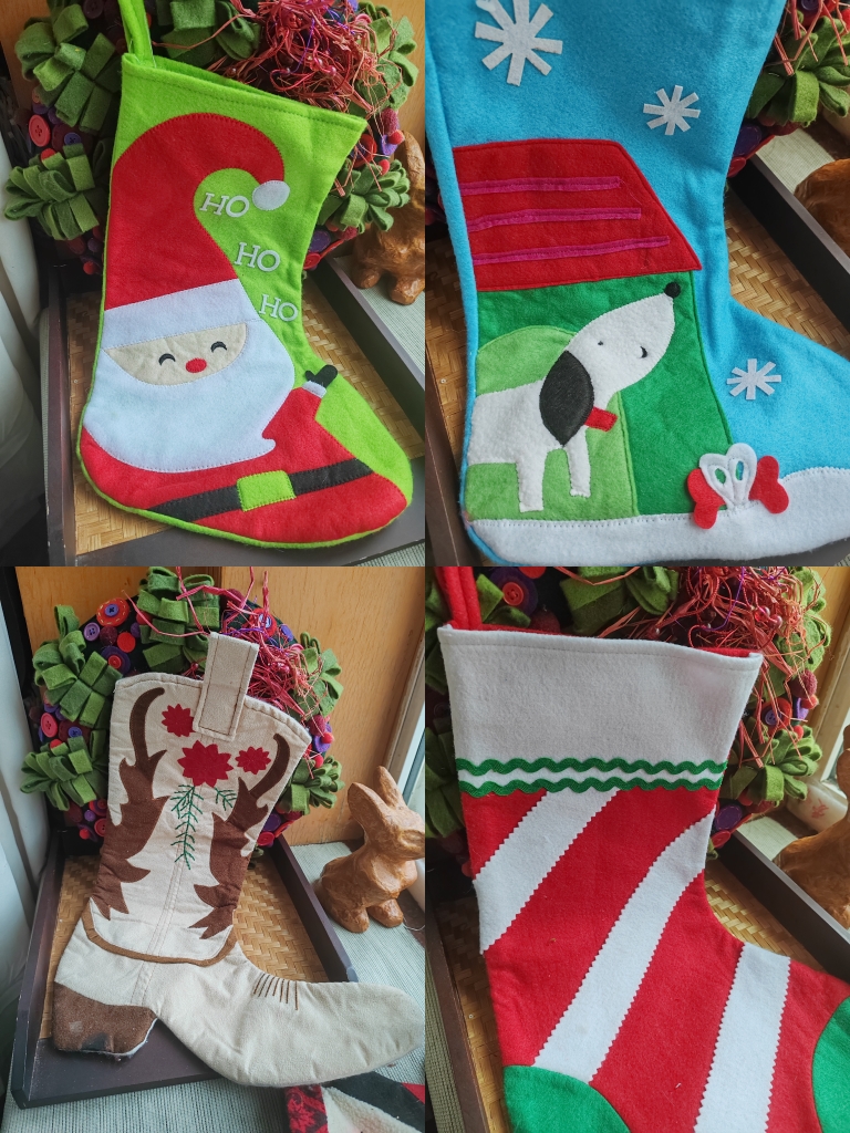 Foreign Trade Outlet Home Decoration Christmas Christmas Hanging Socks Flush (thin section) are all loners long 37cm-Taobao