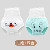 3399-1 белый+зеленый (летняя модель)