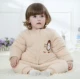 Mùa thu đông mới em bé túi ngủ nam và nữ baby 2 cotton 1-3 tuần đồ ngủ dày chân chống đá được kết nối