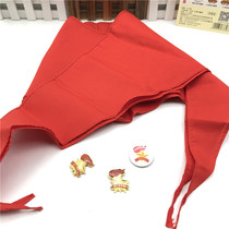 Primary School 1 2M cotton red scarf children five-in-one suit Chinese Young Pioneers Young Pioneers badge