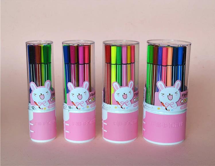 Hobby watercolor pen 1661 series 12 color 18 color 24 color 36 color cartridge watercolor pen painting pen washable