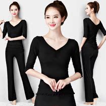 2019 Yoga suit suit women loose sexy fashion beginner professional Modal thin practice dance clothes