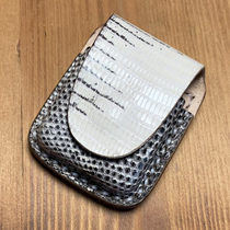 Pi Xiu Tang substitute zippo lighter cover Zhibao lizard skin lighter cover handmade first-layer cowhide cover
