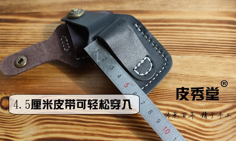 秀 堂 Bao da zippo chính hãng nhẹ hơn lớp da đầu tiên hướng dẫn sử dụng máy chữa cháy - Bật lửa shop bật lửa độc la