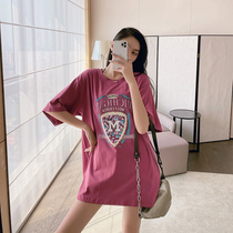 European goods loose large version of short-sleeved t-shirt womens summer 2021 new Korean version of Dongdaemun womens fashion foreign style top