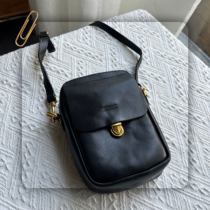 Welfare Japanese handmade genuine leather cross-body small bag mens lightweight small shoulder bag first layer cowhide small bag