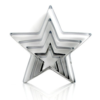 Five-pointed star cookie stainless steel cutting mold christmas small star