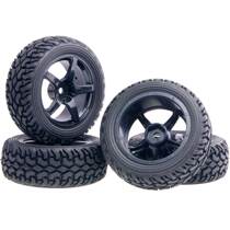 1 16 tension tire 1:10 flat run to tension tire diameter 75mm two-color nylon wheel hub 4