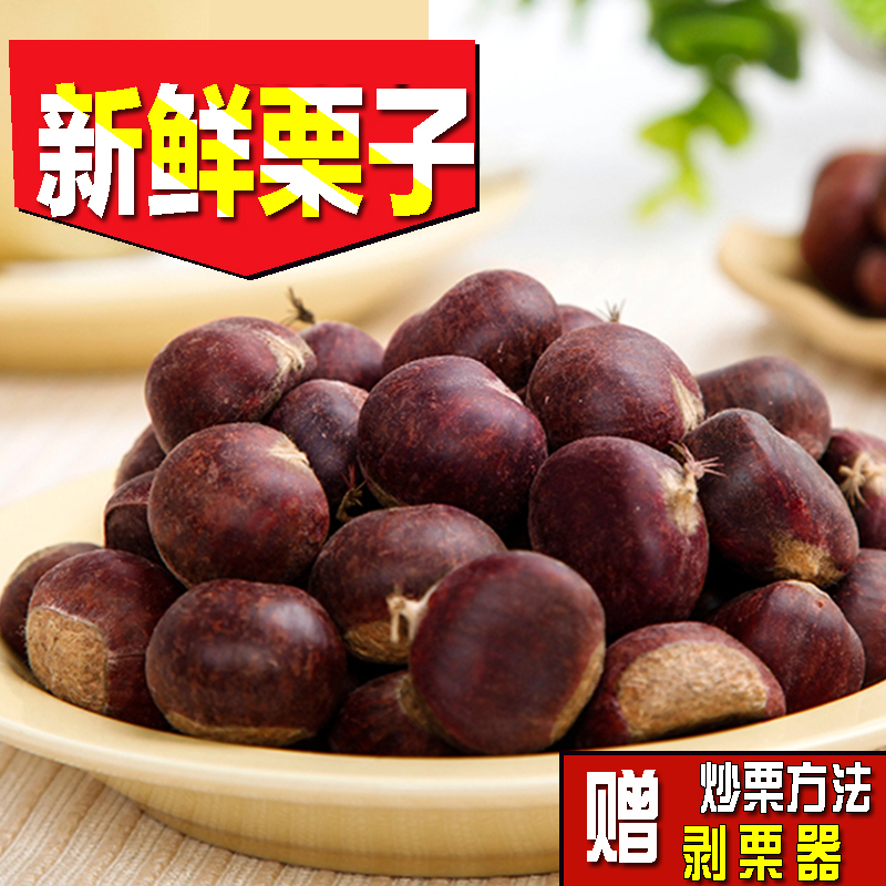 2022 Moved West Raw Plate Chestnut Raw Fresh Plate Chestnut Chestnut chestnut Self-produced Large Chestnut 3 Catty of Chestnut 3 Cati-Taobao