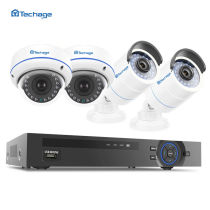 4CH 1080P 48V POE NVR 2 0Mp Camera CCTV Security System P2P