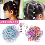 Dây đầu của trẻ em không làm tổn thương tóc cô gái tóc vòng phụ kiện tóc cô gái buộc tóc cao su dải màu tóc dây tóc Hàn Quốc - Phụ kiện tóc