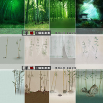 Photo studio photo costume background ancient style photo photography background cloth children theme background paper bamboo forest bamboo