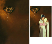 Photo studio costume photo theme background opera photography background cloth not into Pear Garden